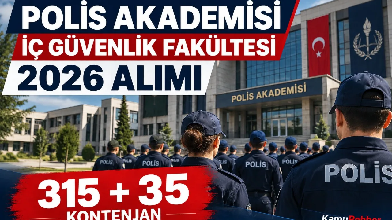 Polis Akademisi 350 Öğrenci Alımı Şartları