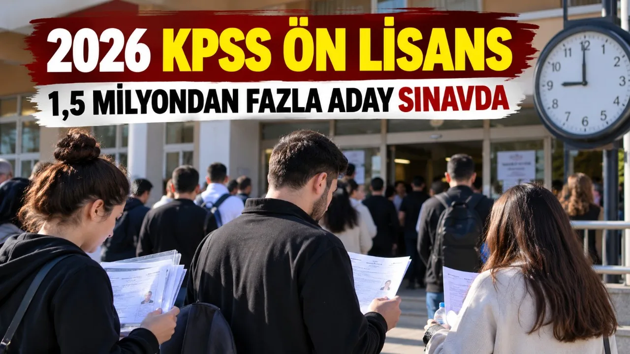 2026 KPSS Ön Lisans: 1.5 Milyon Aday Sınava Girdi