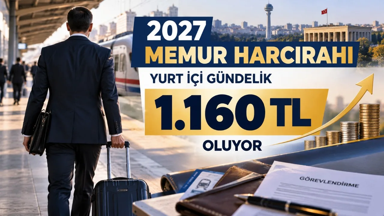 2027 memur harcırahına yüzde 36 zam geliyor