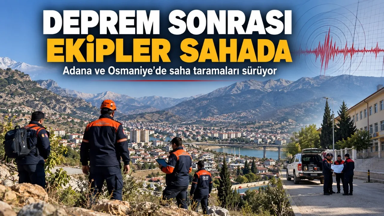 Adana ve Osmaniye depremlerinde can kaybı yok