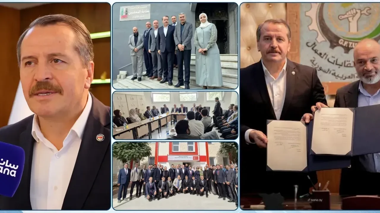 Memur-Sen ile Suriye GFTU iş birliği protokolü.