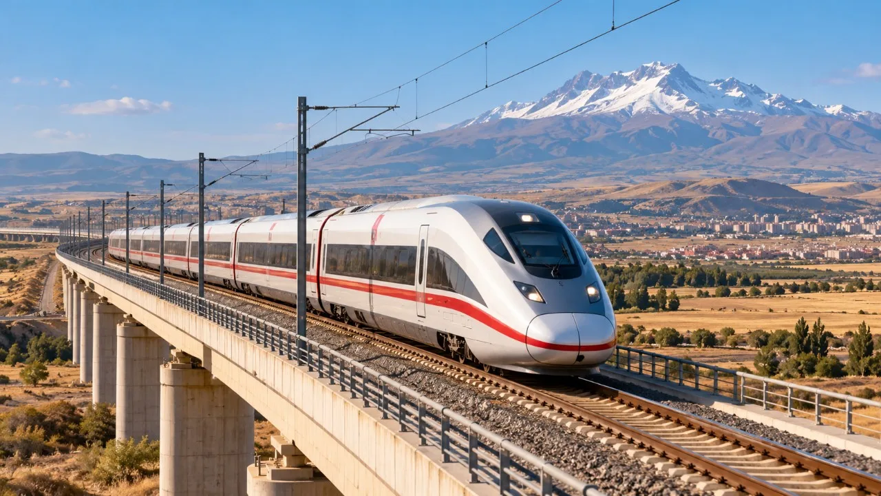 Ankara-Kayseri YHT: Yolculuk 1 saat 45 dakikaya iniyor