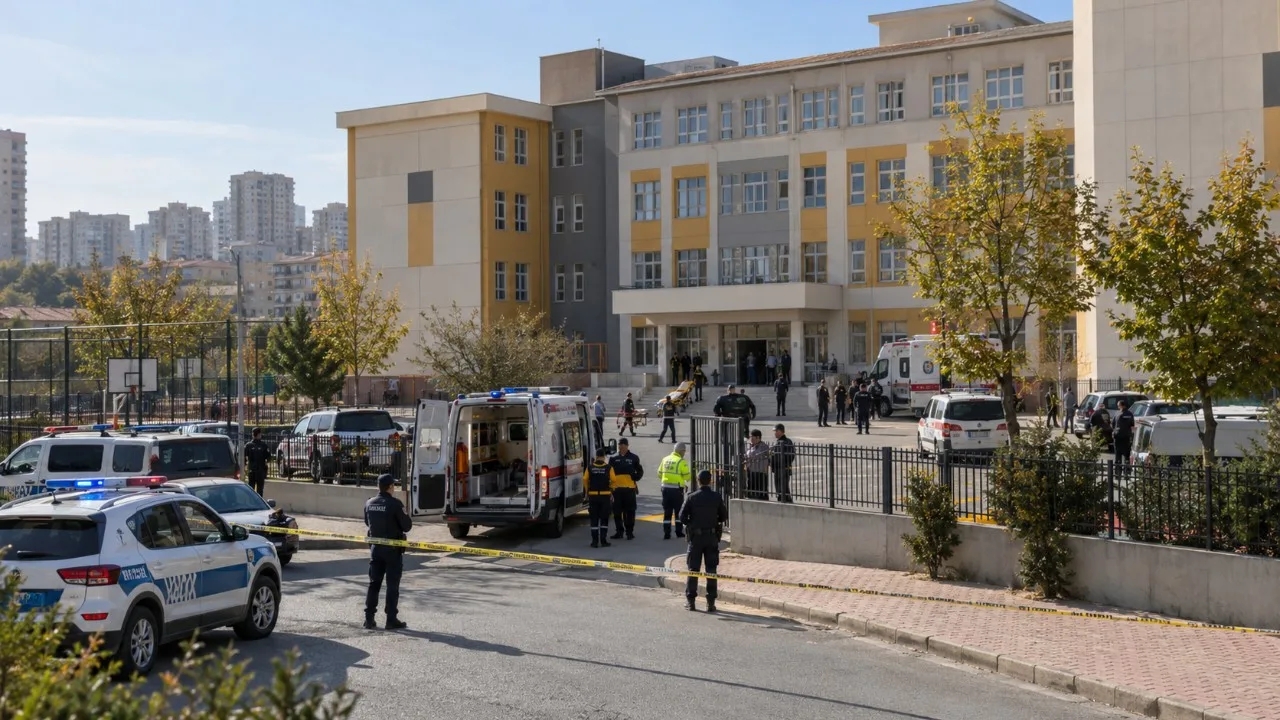 Başakşehir'de okulda bıçaklı saldırı: 8 öğrenci.