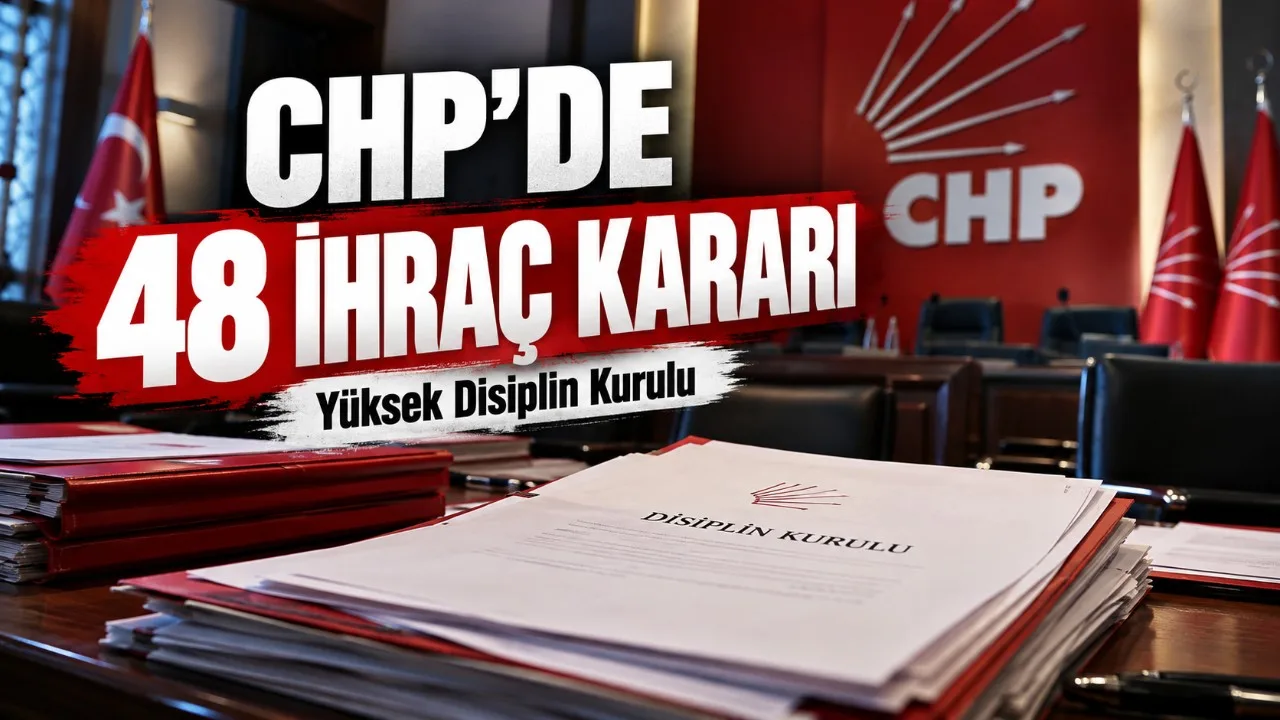 CHP Yüksek Disiplin Kurulu 48 kişiyi ihraç etti