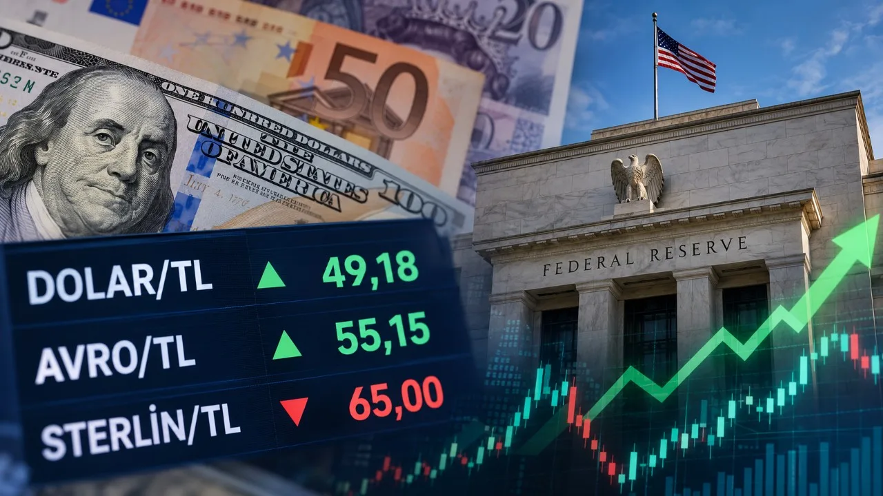 Dolar/TL 49,18'e Yükseldi: Fed Beklentileri Etkili