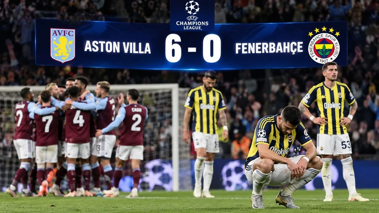 Fenerbahçe, Aston Villa'dan 6-0'lık Darbe Yedi