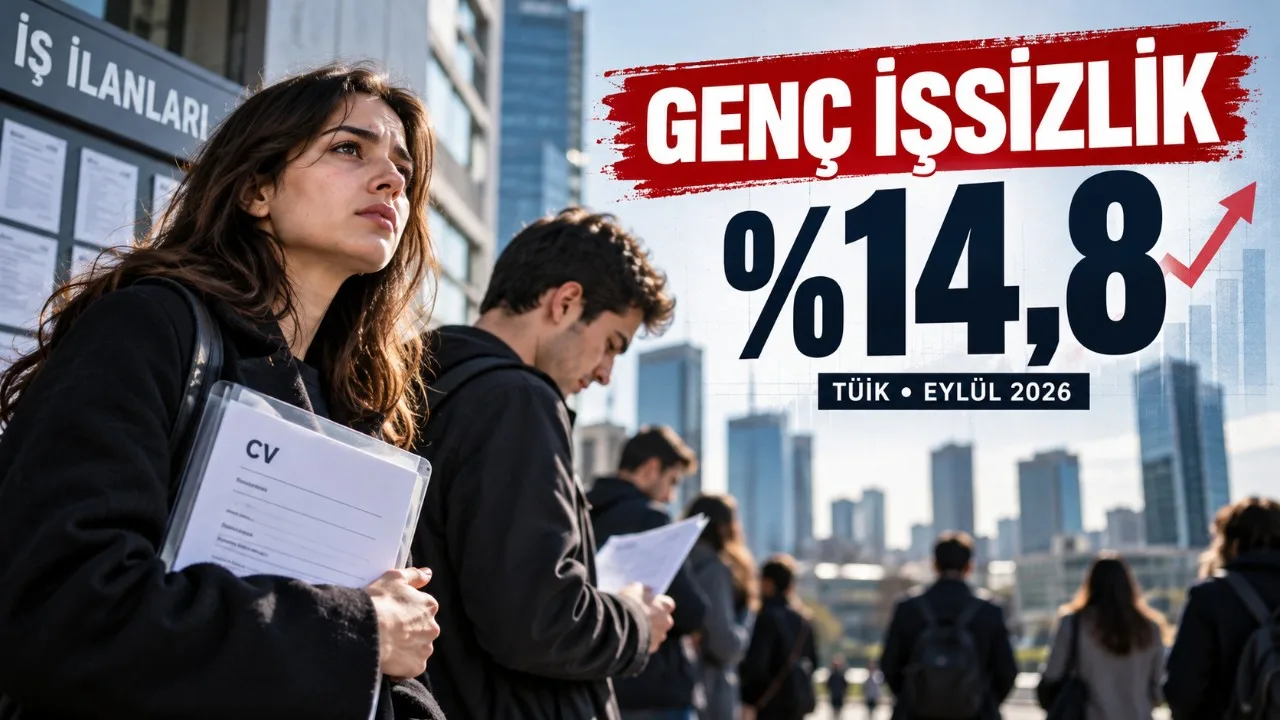 Genç işsizlik oranı arttı: Yüzde 14,8'e çıktı