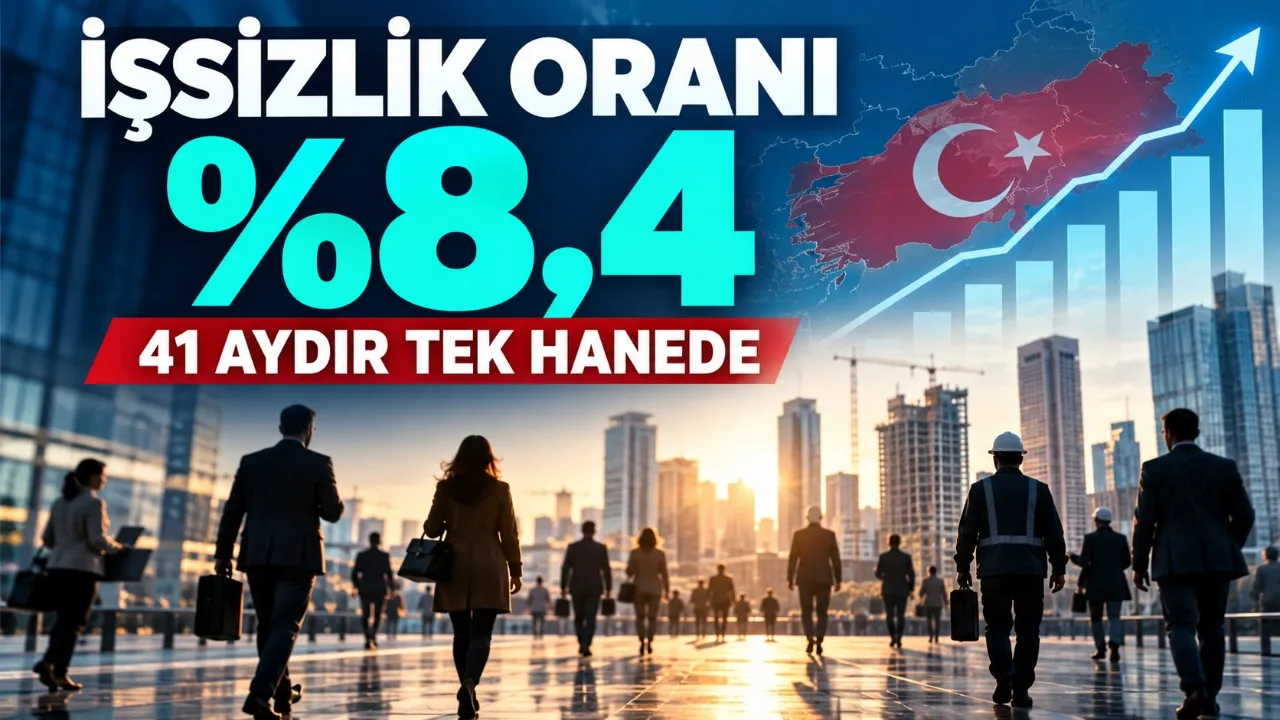 İşsizlik Oranı Eylülde Yüzde 8,4 Olarak Geriledi