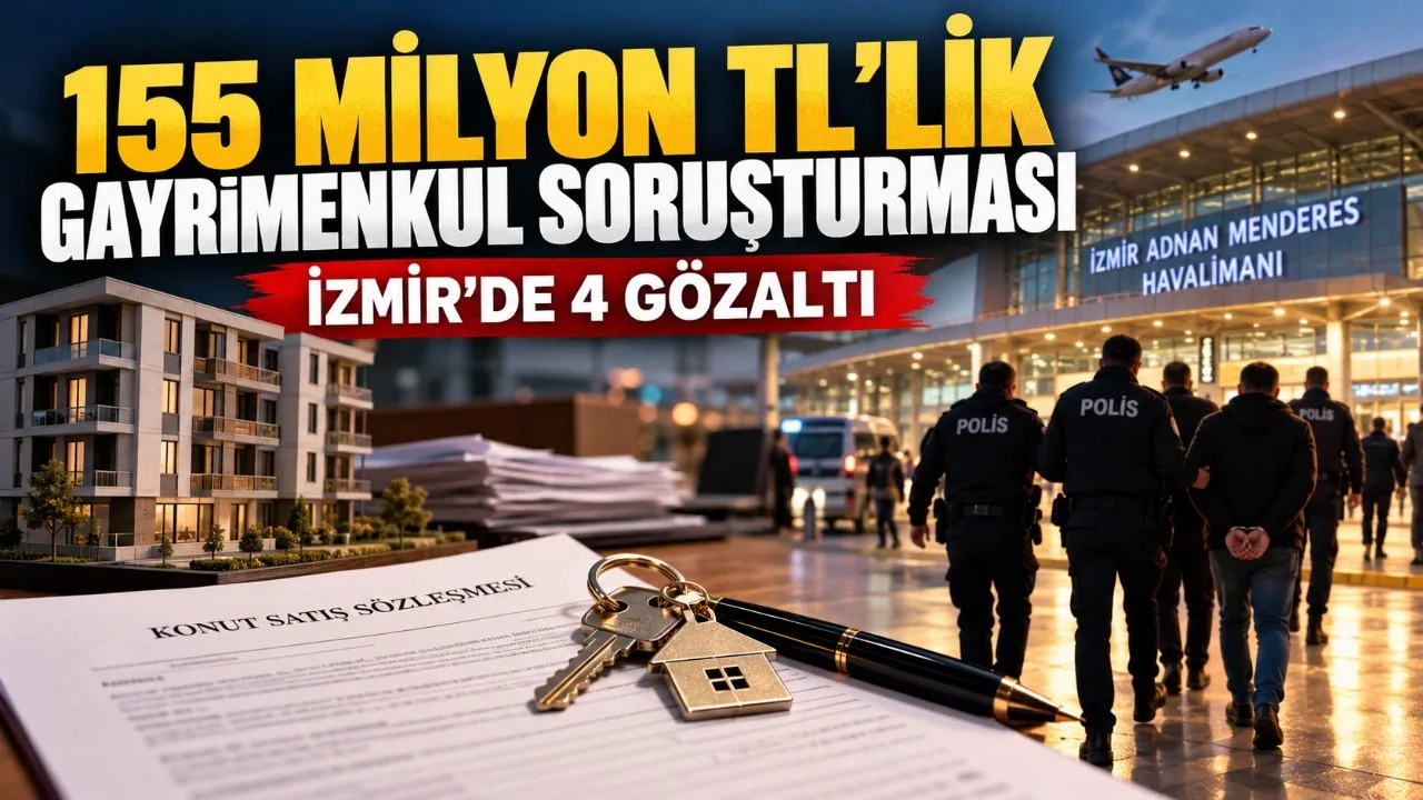 İzmir'de 155 Milyon Liralık Gayrimenkul Dolandırıcılığı