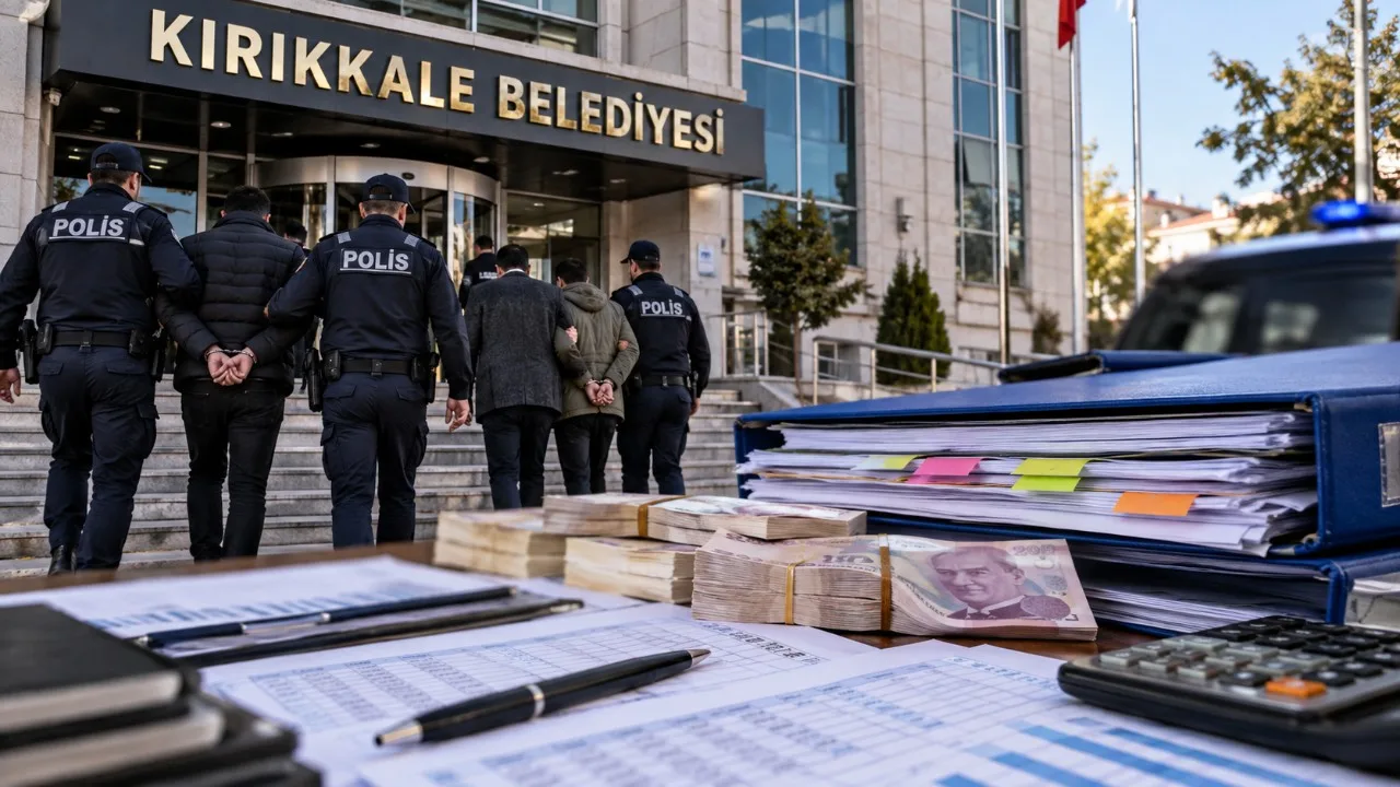 Kırıkkale Belediyesi'nde rüşvet operasyonu: 3 tutuklama