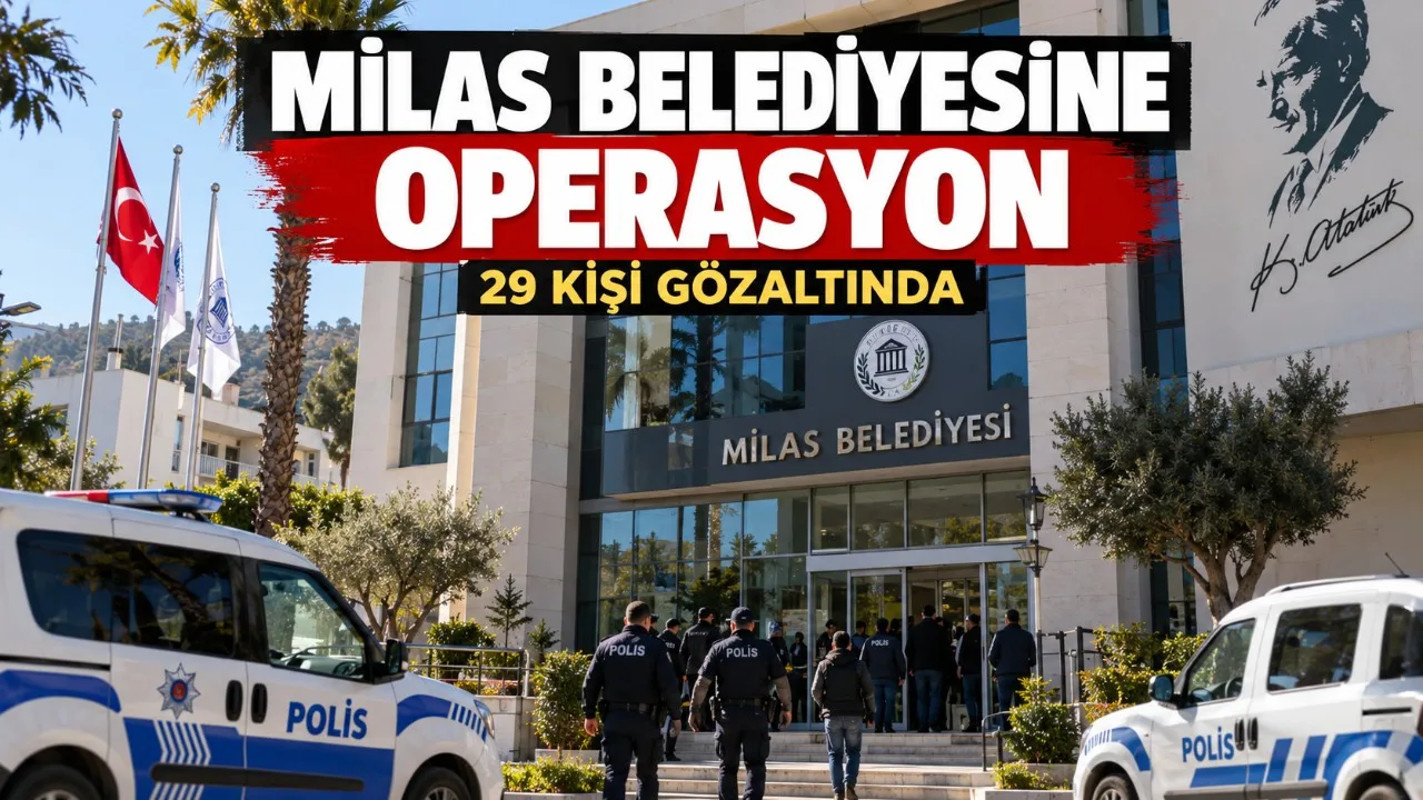 Milas Belediyesi'nde 29 Gözaltı: Rüşvet Soruşturması