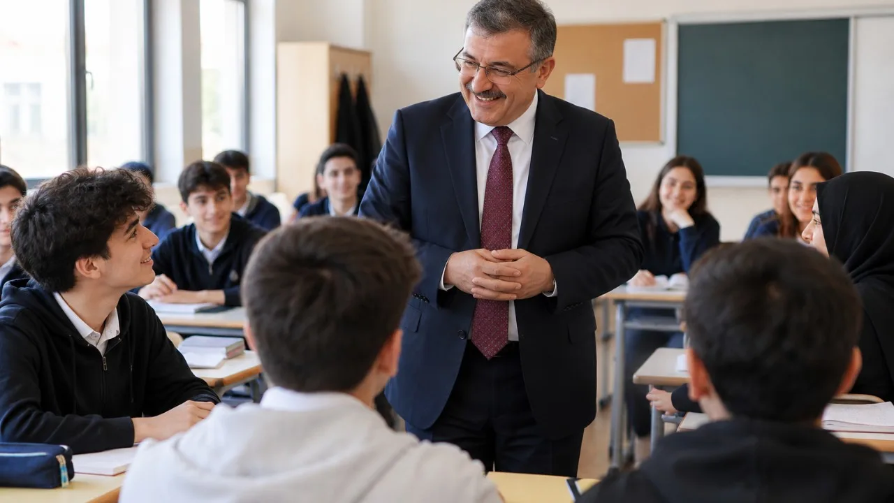 Şengönül, mezun olduğu liseye rektör olarak döndü