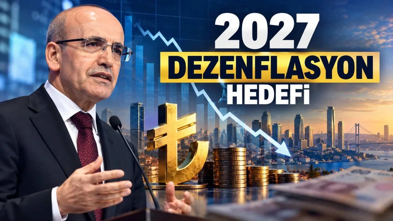 Şimşek'ten 2027 Enflasyon Açıklaması: Düşüş Sürecek