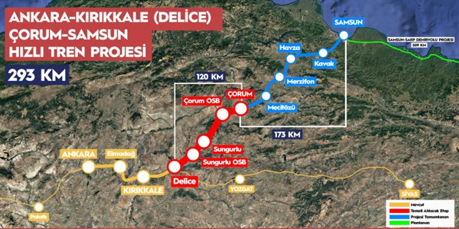 8 Milyon Bireye Süratli Tren Konforu: Delice-Çorum Başlıyor