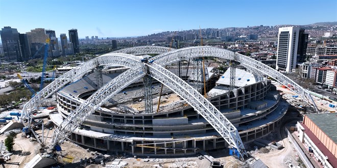 Ankara’da Dünyanın En Uzun Çelik Çatılı Stadı Yükseliyor!
