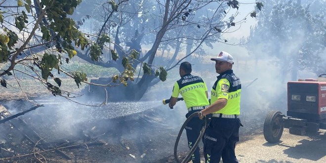 Çanakkale’deki orman yangınında alevler köye ulaştı