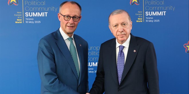 Erdoğan, Almanya Başbakanı Merz ile görüştü