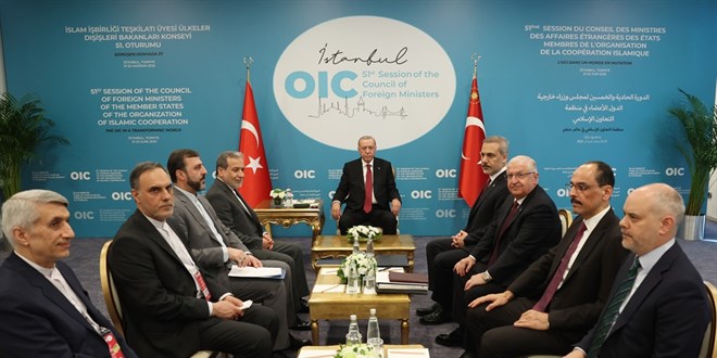 Erdoğan, İran Dışişleri Bakanı Abbas Erakçi ile görüştü