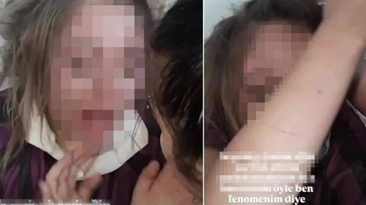 Genç kızı darbedip zorla özür dilettiler