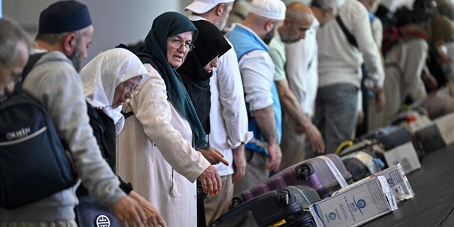 Hacılar dönüş yolunda
