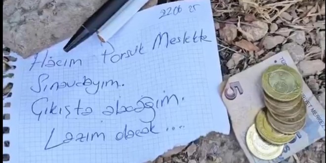 ‘Hacım, sınavdayım’ notu duygulandırdı