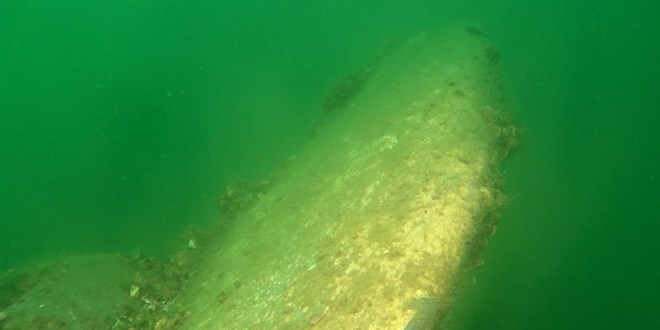 Uçağın enkazı 53 yıl sonra su altında görüntülendi
