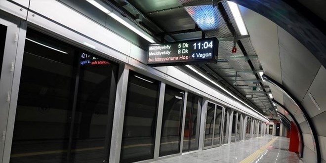 Yenikapı-Hacıosman Metro Çizgisi’nde birtakım istasyonlar kapatıldı