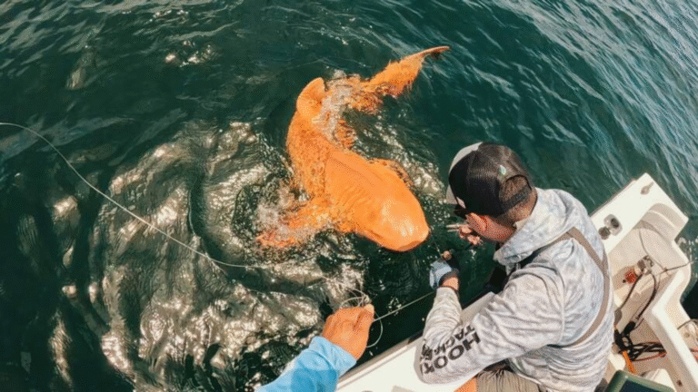 Dünyanın en garip canlılarından: Turuncu köpek balığı görüldü