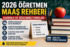 2026 Öğretmen Maaşı: Kadrolu ve Sözleşmeli Farkları